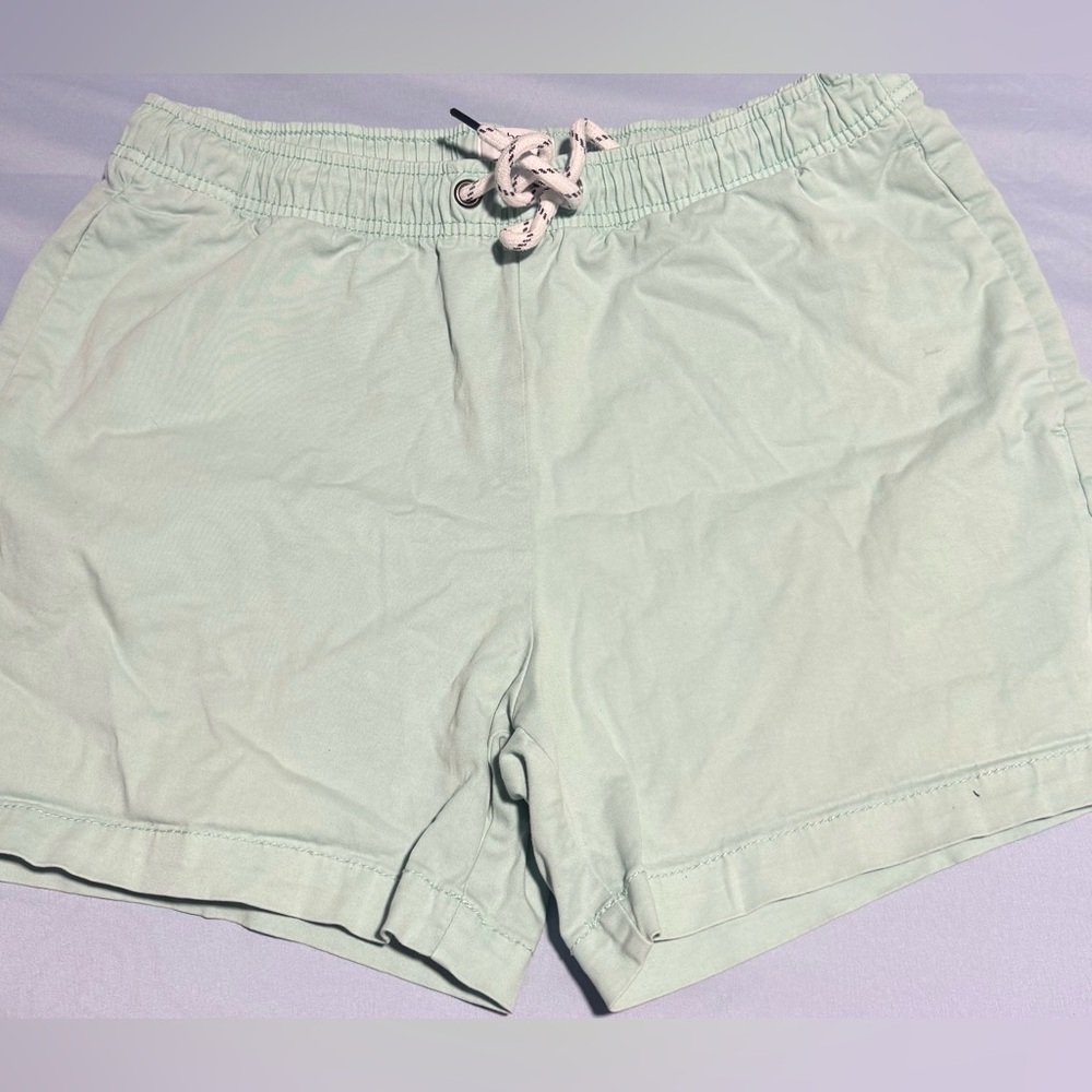 Light Blue Drawstring Shorts